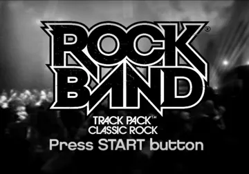 Rock Band Track Pack - Classic Rock screen shot title